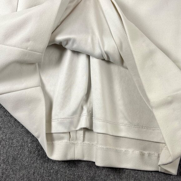 Calvin Klein Womens White Sleeveless Sheath Dress With Bow Detail Size 10 - Picture 6 of 11